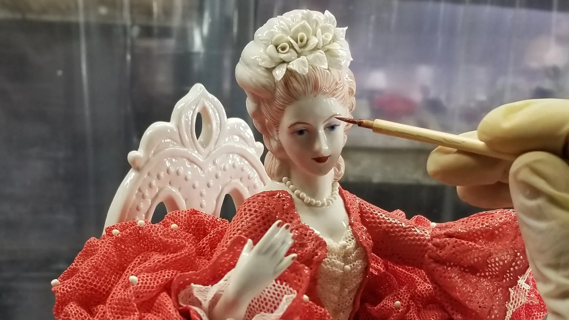 アン王女絵付け